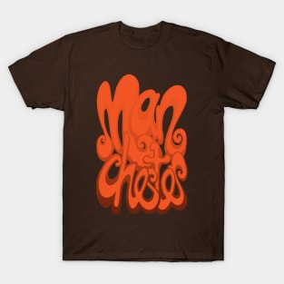 Manchester lettering - Orange T-Shirt